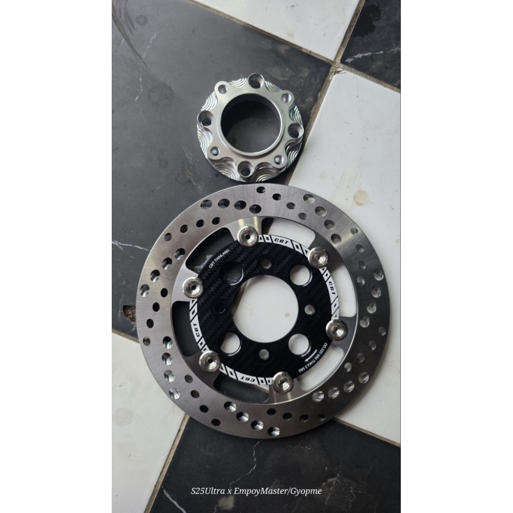 Row1 CBT carbon disc 190mm & 220mm for Giorno Raider Mio Wave Xrm Rs ...