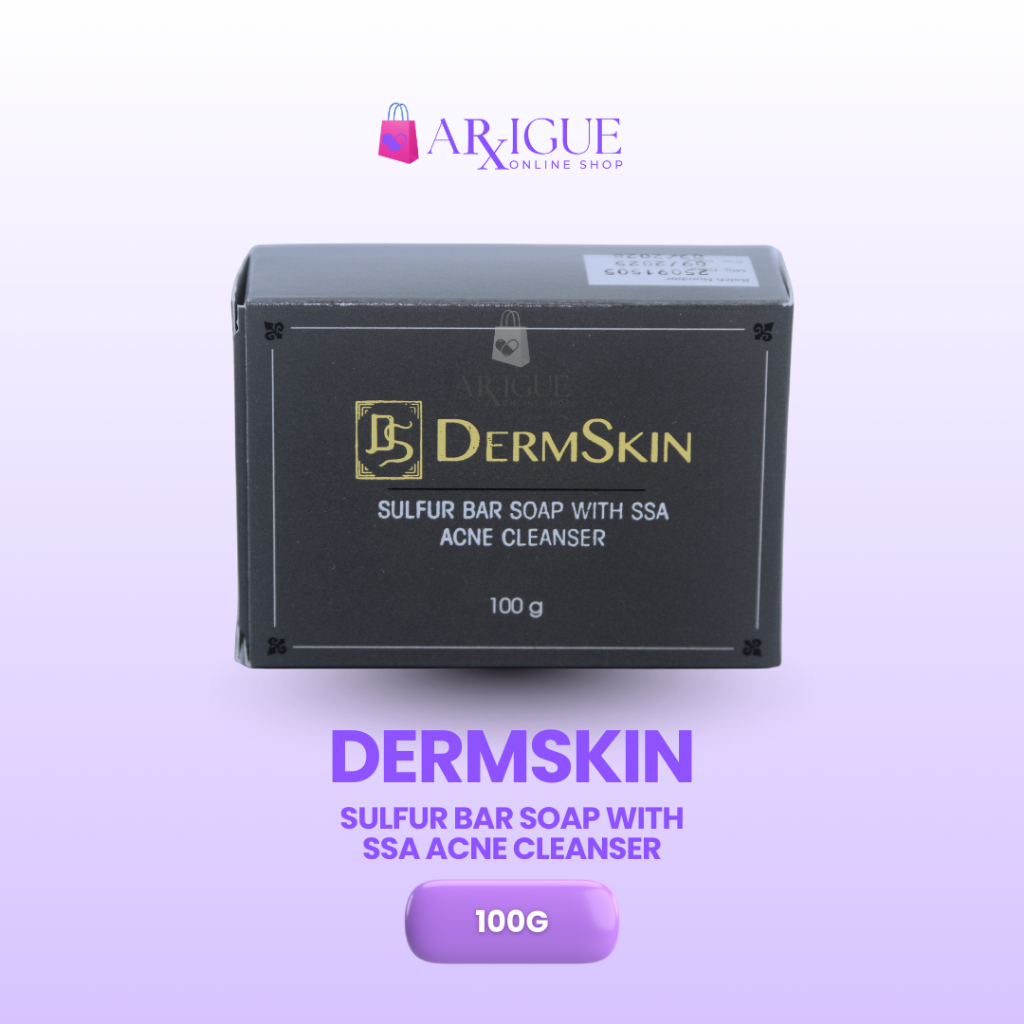 Dermskin Sulfur Bar Soap with SSA 100g | Shopee Philippines