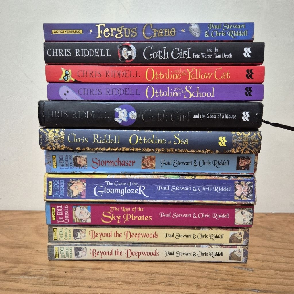 [Preloved] Chris Riddell and Paul Stewart, author of Goth Girl ...