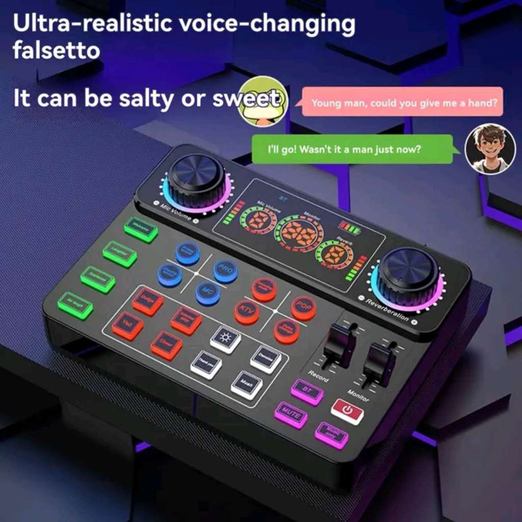 NEW V8SPRO SOUND CARD COMPUTER RECORDING LIVE PODCAST EQUIPMENT MUSIC ...