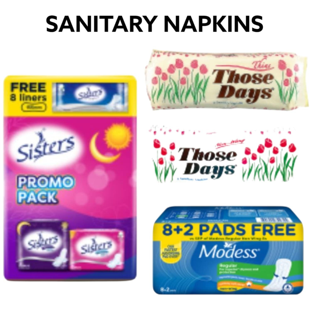 LSTV.ESSENTIAL SANITARY PADS DISPOSABLE NAPKIN | Shopee Philippines