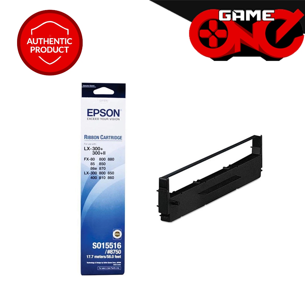 Epson Original Ribbon Cartridge S015516 LX-300+, LX-300+IIFX-80, FX-85 ...