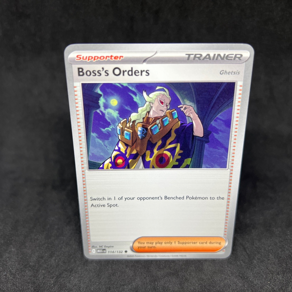 Pokemon TCG Boss's Orders Ghetsis 114/132 2025 Mega Evolution Base Set |  Shopee Philippines