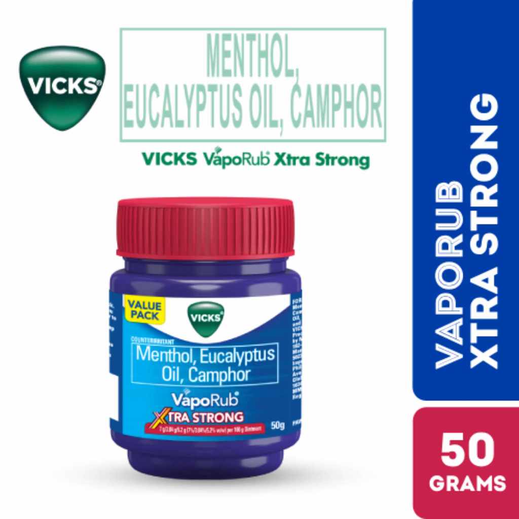 VICKS VapoRub Xtra Strong 50g | Shopee Philippines