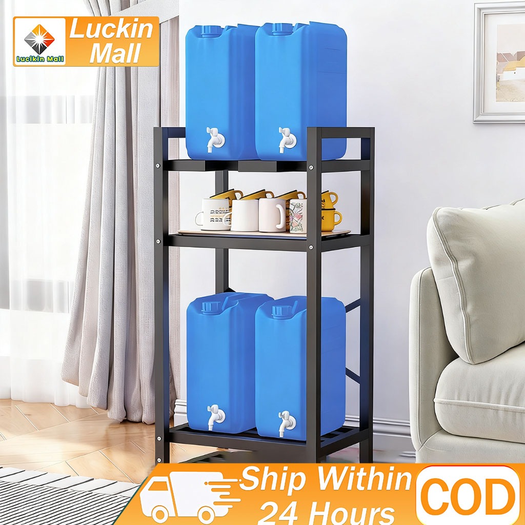 Water Container Rack Heavy-Duty Water Tank Stand Multi-Layer Carbon ...
