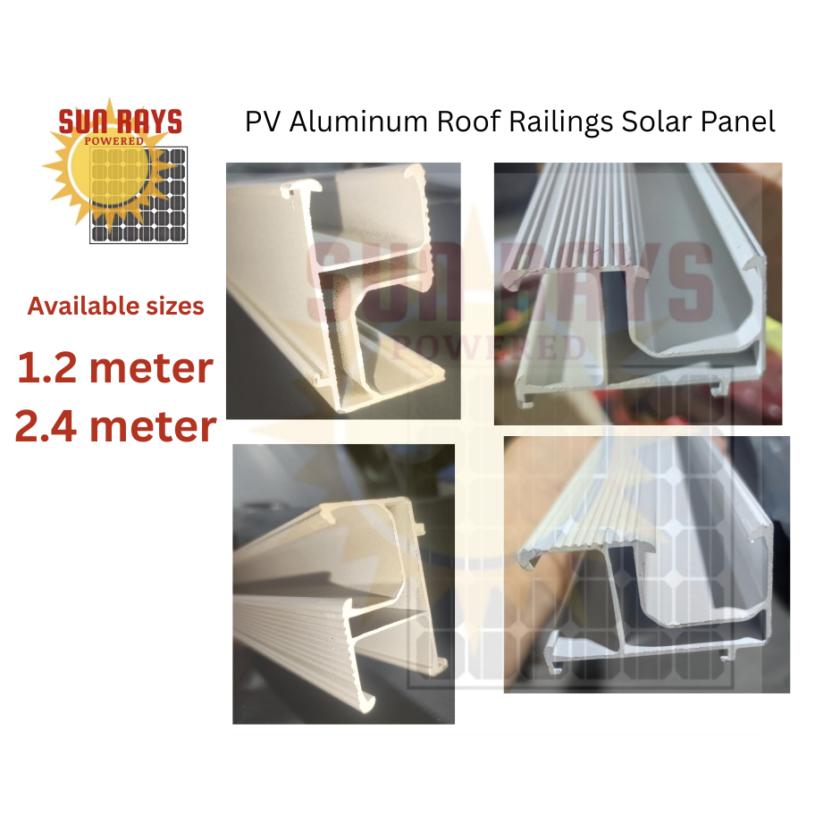 2.4 Meter/1.2 Meter PV Aluminum Roof Railings Solar Panel (Paint Coated ...