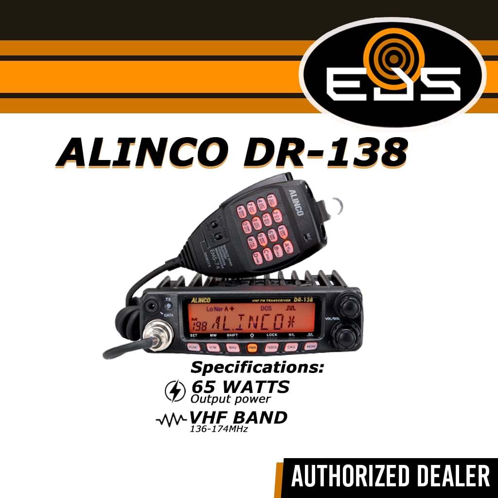 ALINCO BASE RADIO DR138 VHF RADIO AND DR438 UHF BASE RADIO | Shopee ...