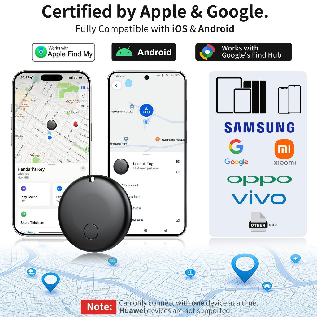 For Android/iOS Bluetooth GPS tracker, suitable for luggage wallet ...