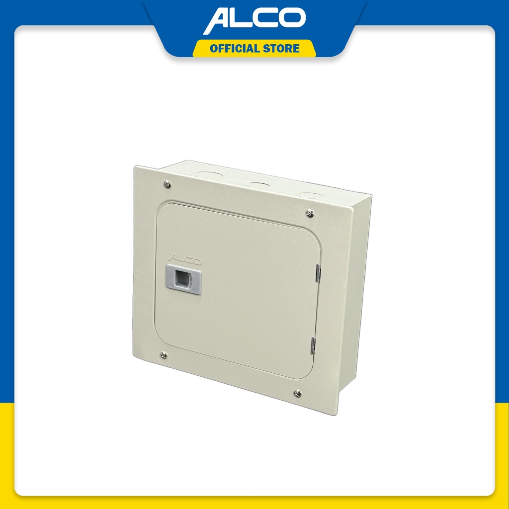 ALCO AC9701-4B All Metal Panel Box Flush Mounted Type, 4 Breakers ( 1 ...