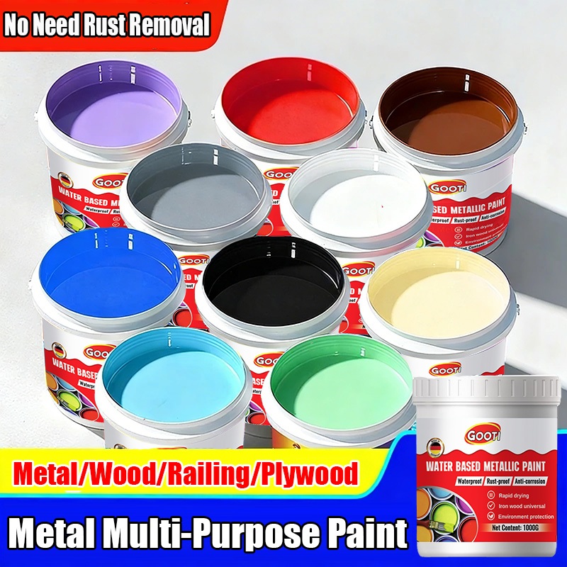 GOOTI Anti Rust Paint Metal Rust Converter for Rusty Metal Steel Stair ...