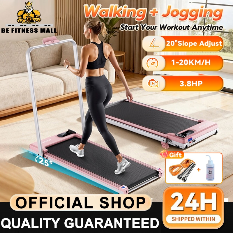【Lowest Price】3.8HP Electric Treadmill, Foldable Running Machine 1–20KM ...