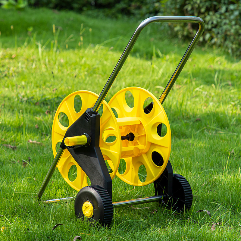 Handheld Portable Hose Reel Wheeled Hose Reel Trolley Handheld Hose ...