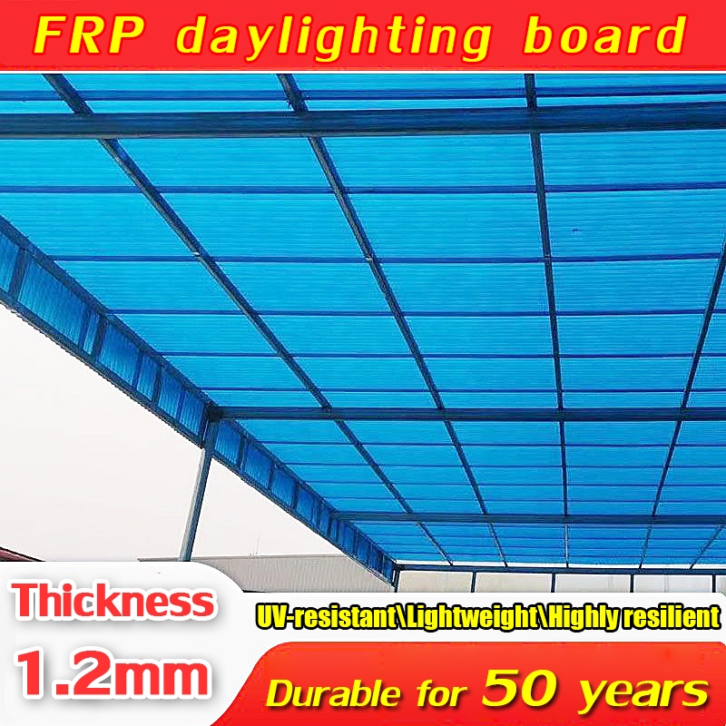 FRP Fiberglass Longspan RIB TYPE FRP daylighting board, sunshade, rain ...