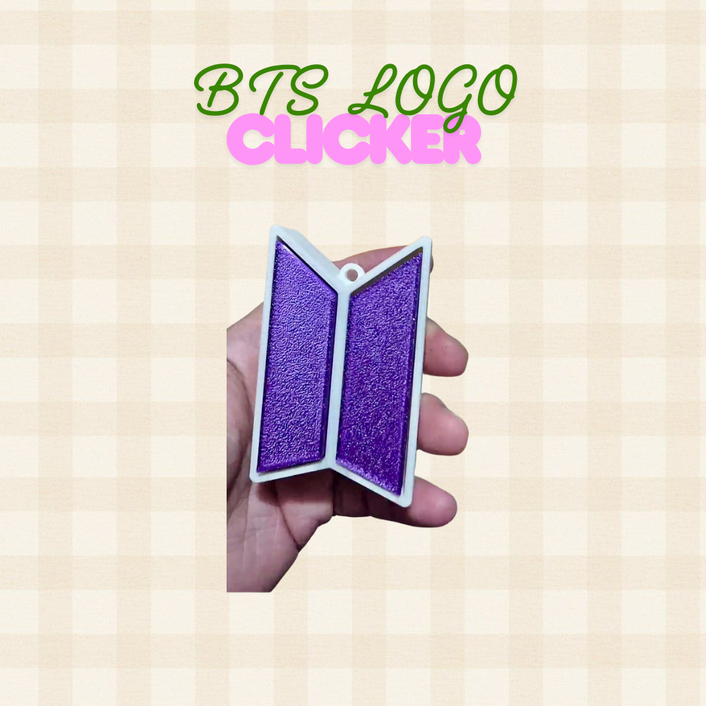 3D Printed BTS Logo Clicker | Shopee Philippines