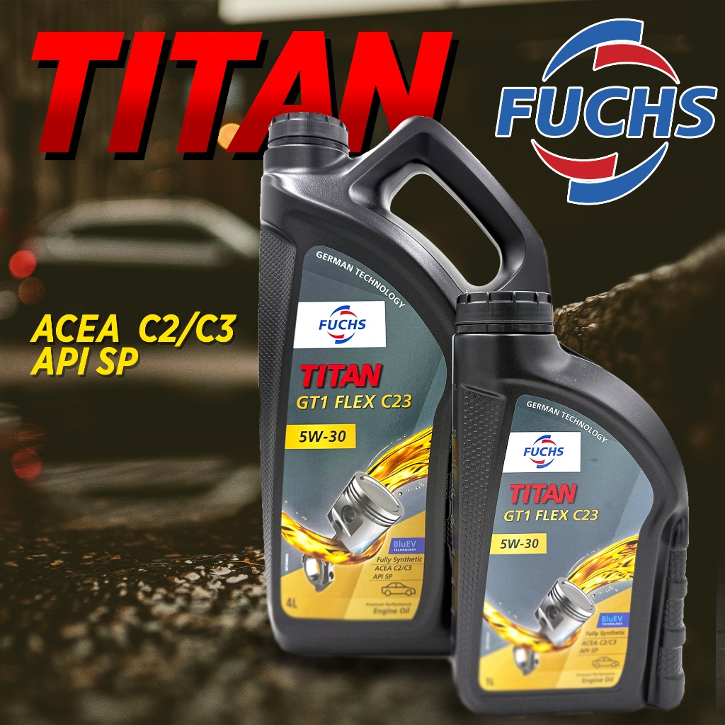 FUCHS TITAN ENGINE OIL FULLY SYNTHETIC TITAN FOR GASOLINE / DIESEL ...
