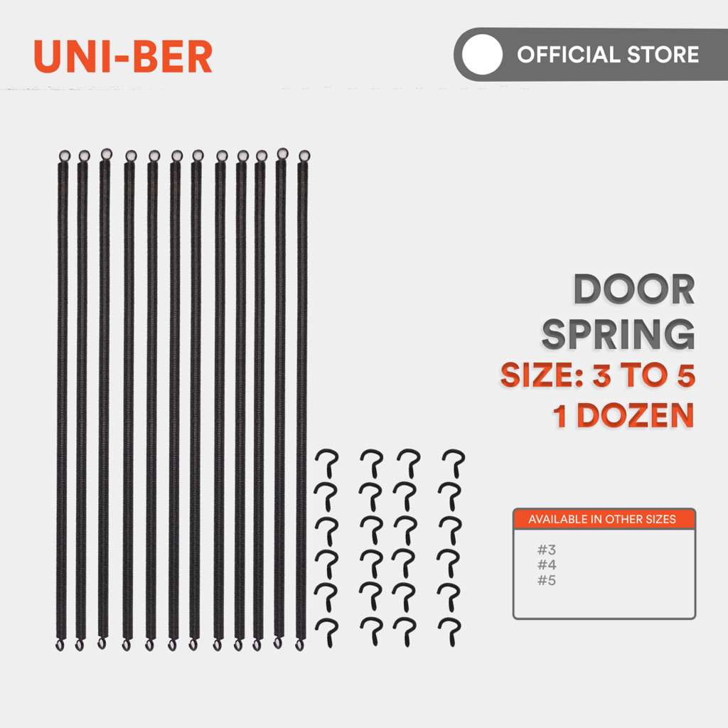 Universal Door Spring / Door Closer Spring (sold / doz) | Shopee ...