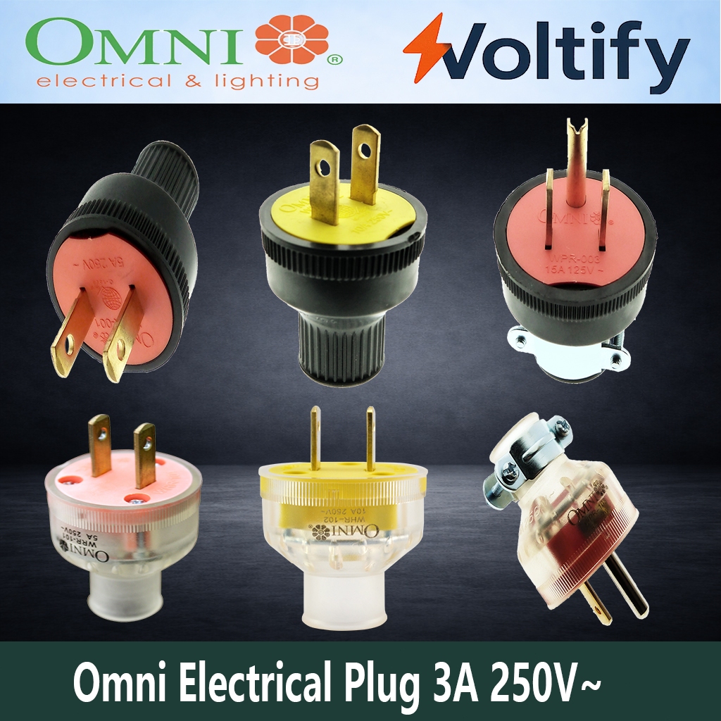 OMNI Electrical Plugs (Regular Plug/Swing Type/Rubber Plug/Parallel ...