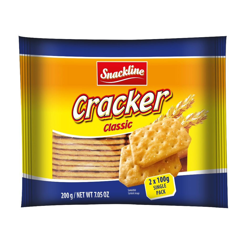 Snackline Salted Crackers 200g | Shopee Philippines