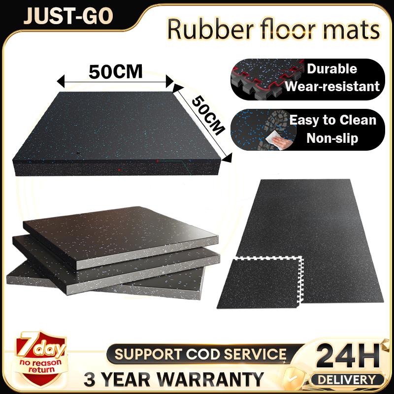 Rubber Floor Mat Dumbbell Cushioning Anti-collision Mat Big Size 50cm ...