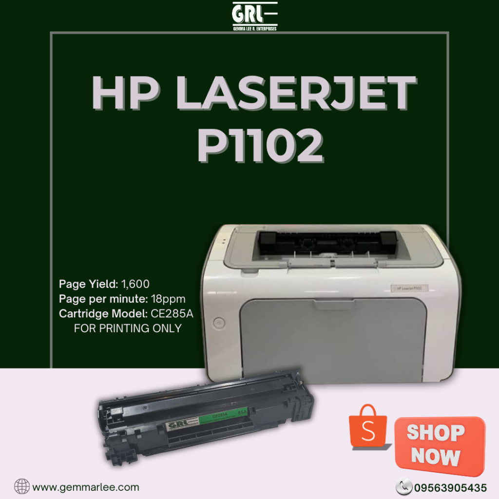 HP LASERJET P1102 REFRUBISHED PRINTER GET FREE TONER! | Shopee Philippines