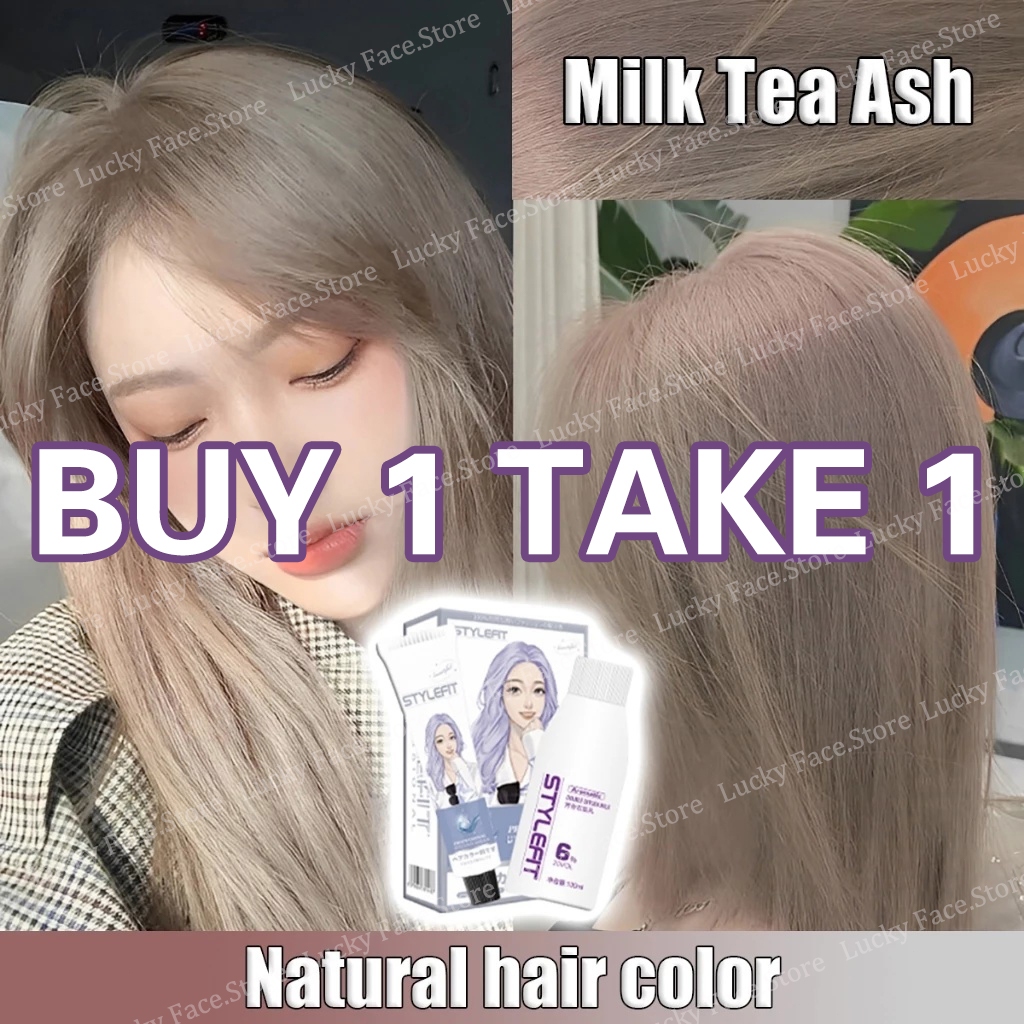Milk Tea Ash Hair Color, Cool & Creamy Shades | Shopee PH