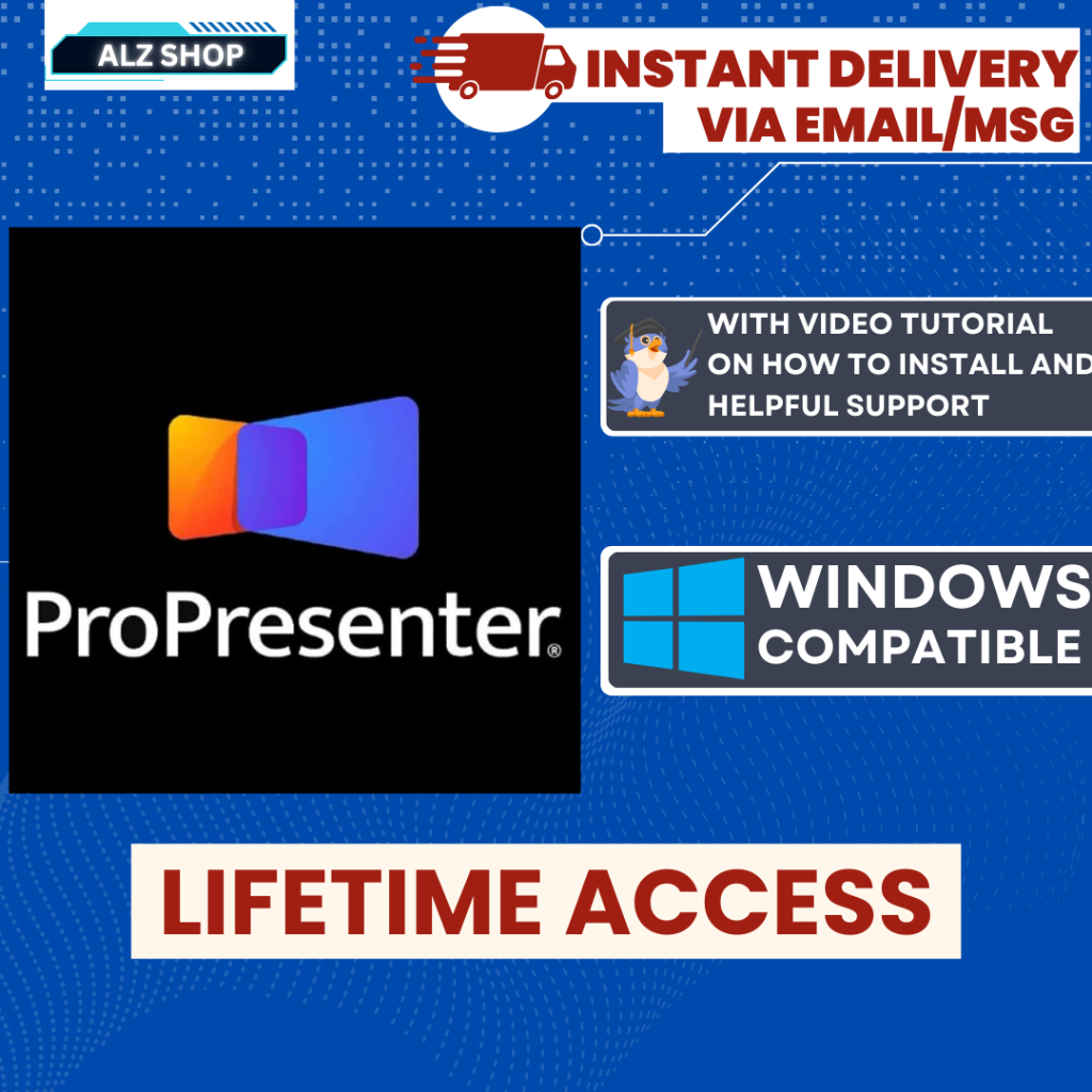 Pro Presenter | Lifetime Activated | ALZSHOP | Shopee Philippines