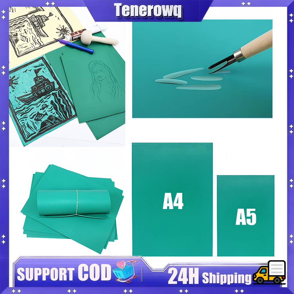 A4/A5 Rubber Carving Block for Printing Engraving Sealer Stamp and ...