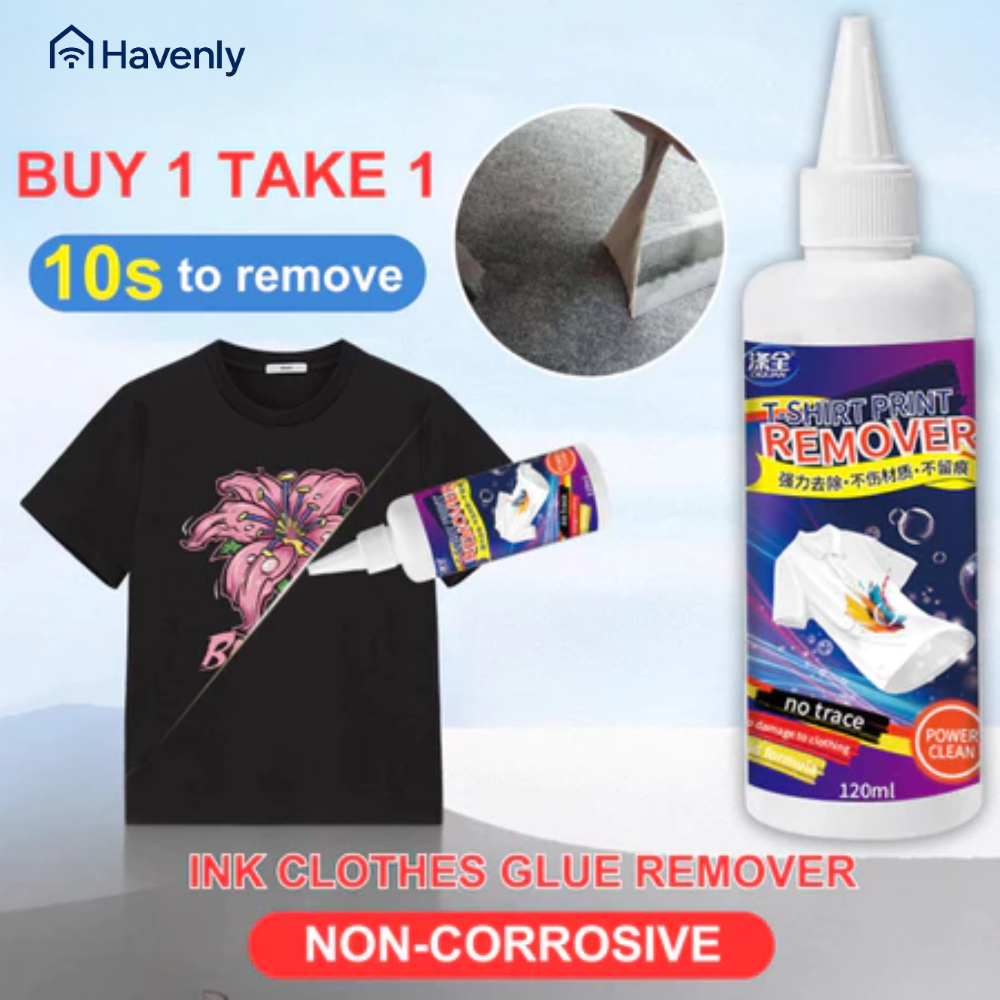 Ink Clothes Glue Remover Safe No Fabric Damage Multipurpose Cleaner for ...