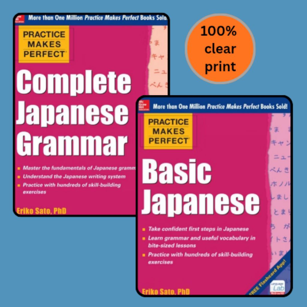 JAPANESE LANGUAGE BOOKS (BASIC JAPANESE & COMPLETE JAPANESE GRAMMAR ...