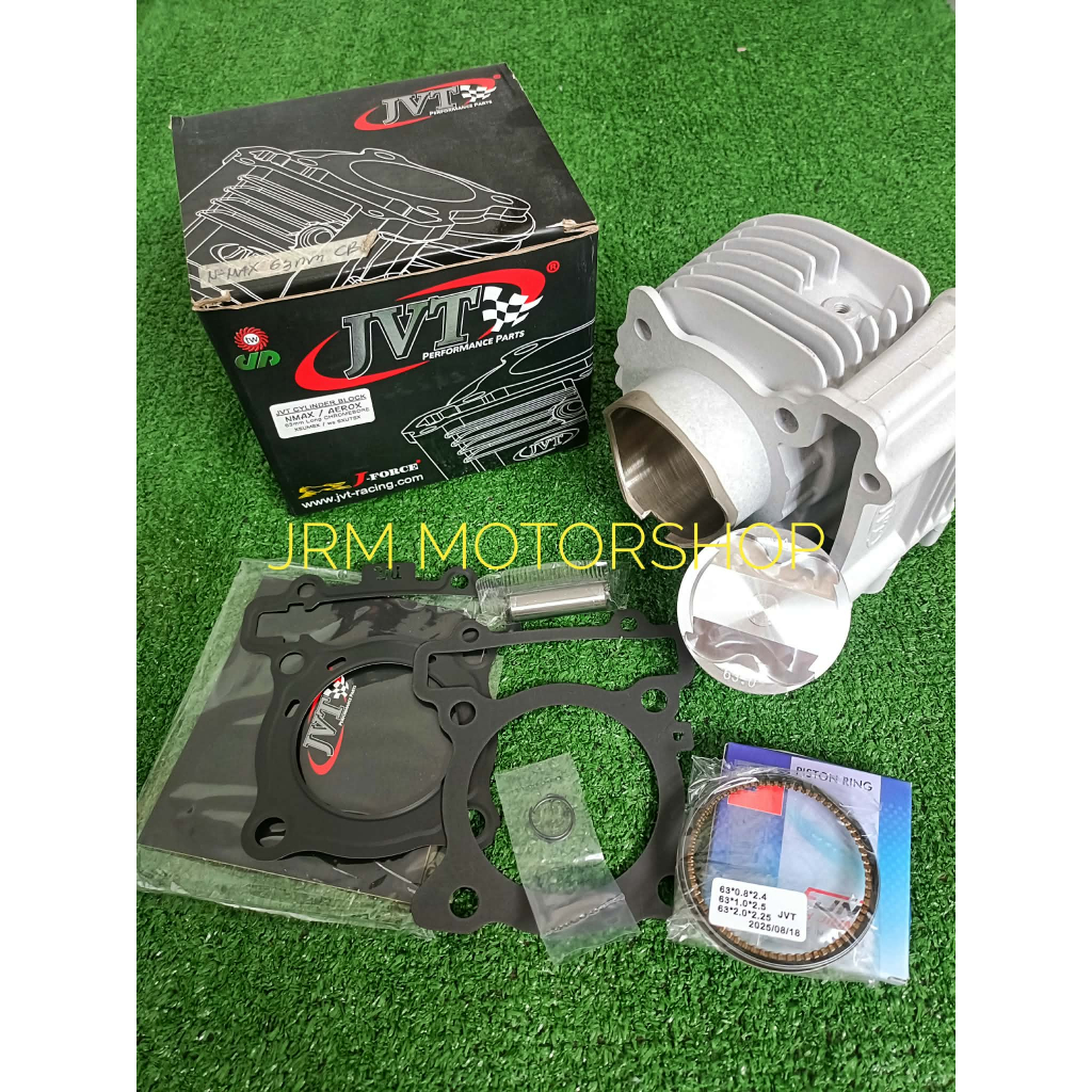 JVT CYLINDER BLOCK SET 63MM CHROMEBORE LONG SLEEVE NMAX AEROX V1 V2 ...
