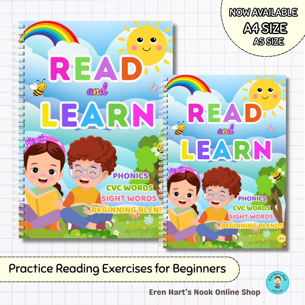 Reading Phonics and Sight Words for Beginners Kindergarten and Grade ...