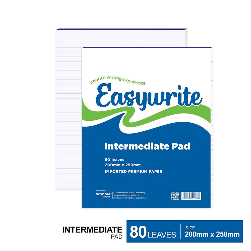Easywrite Intermediate Pad 80lvs | Shopee Philippines