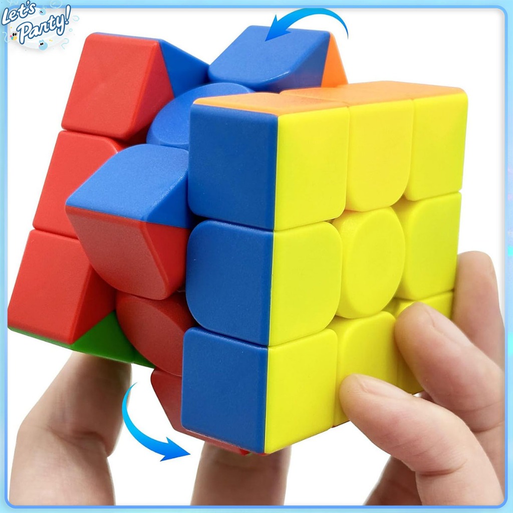 Speed Cube 3x3x3 Moyu Meilong 3C Stickerless Magic Cube 3x3 Fast Smooth ...
