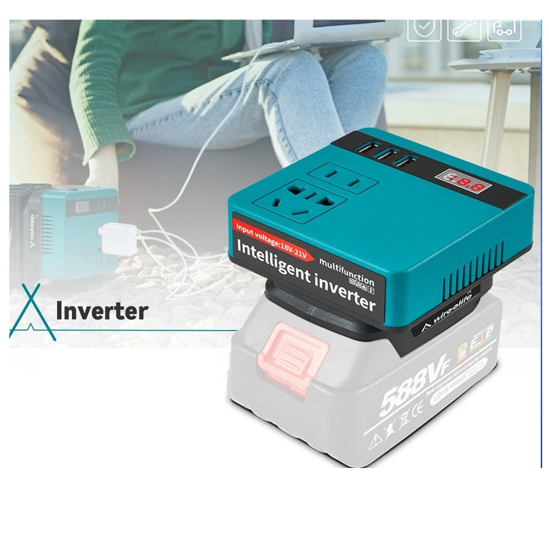 120W Compact Power Inverter for 21V Battery | Shopee Philippines