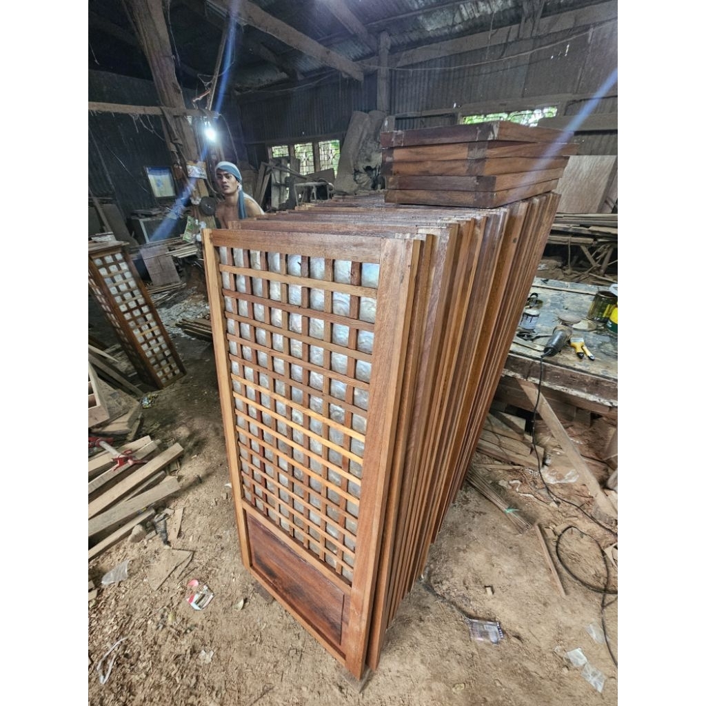 Capiz Window 2ft x 5ft height 1pc only | Shopee Philippines