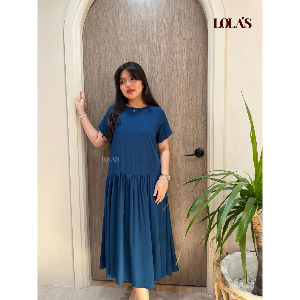 Mina Dress - Maxi Flowy Dress- A Line Simple Dress Soft Linen | Shopee  Philippines