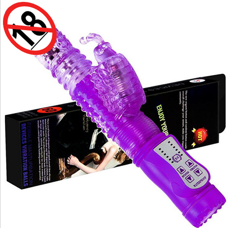 Lilo Secret Corner Rotating Jelly Jack Rabbit Vibrator Dildo Massager ...