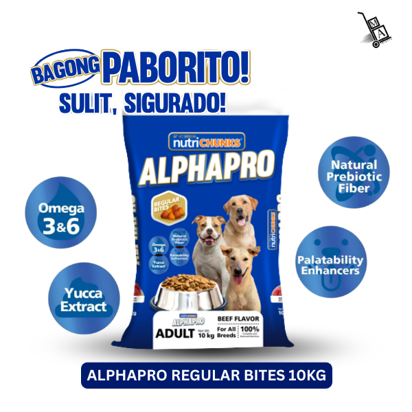 ALPHAPRO REGULAR BITES 10-20KG | Shopee Philippines