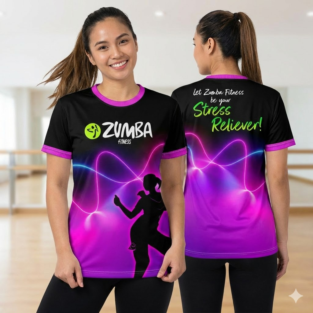 Delivery Within 1-3 Days Zumba T-shirt For Women Zumba Wear Outfit Team ...