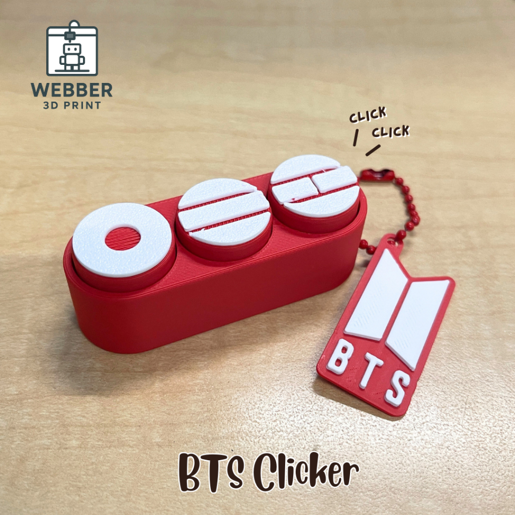 CLICKER - Webber 3D : BTS Mechanical Button Clicker - The Ultimate ...
