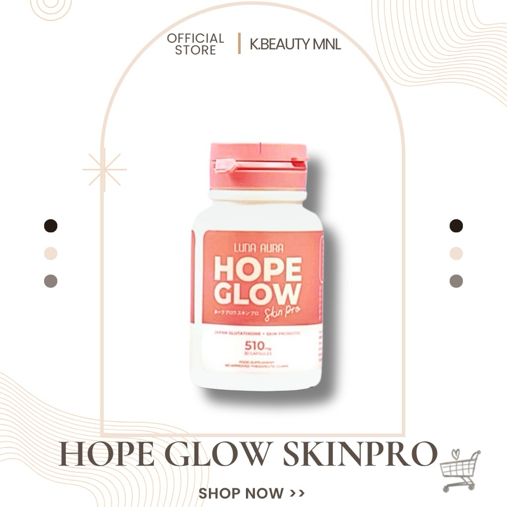 Hope Glow Skin Pro Glutathione Probiotics Anti Purging Whitening / 30  Capsules | Shopee Philippines