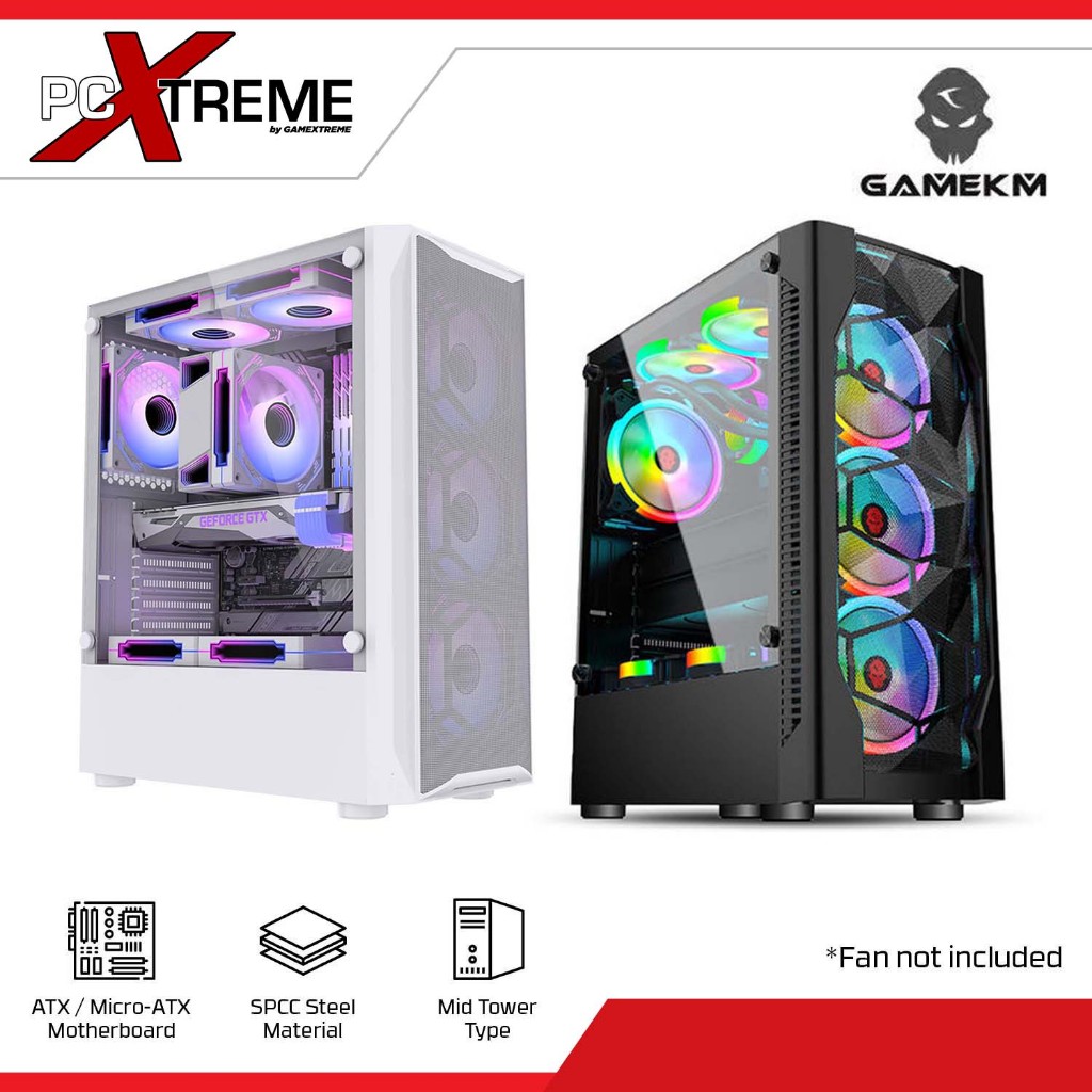 GAMEKM QF-10 ATX/M-ATX PC Case | Shopee Philippines