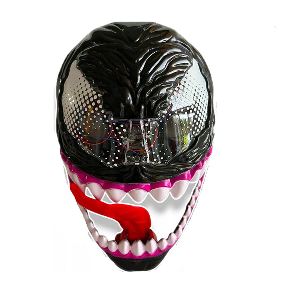 Avengers Superhero LED Light Up Mask VENOM Hulk Glow Party Cosplay ...