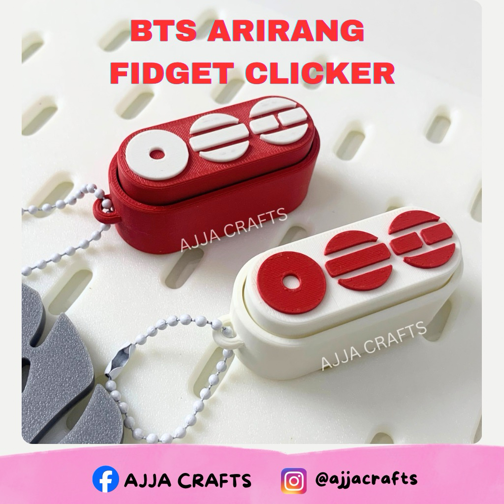 BTS-Inspired 3D Printed Clicker Keychain | BTS Arirang Comeback ...