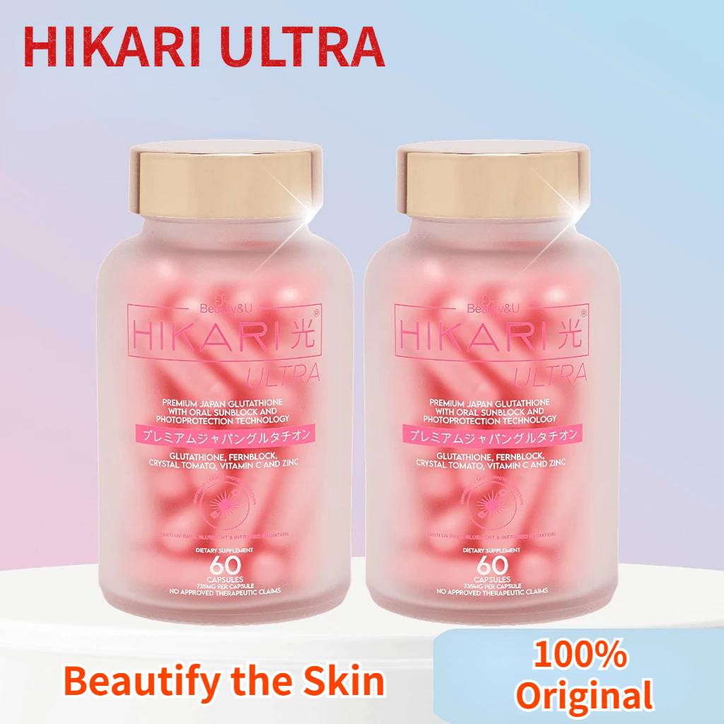 Original Hikari Premium Japan Glutathione with Oral Sunblock 60 Capsules