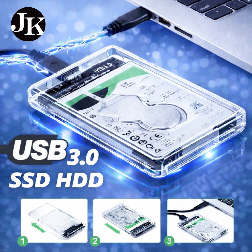 Senda Enclosure Case USB 3.0 To SATA HDD Hard Drive External Enclosure ...