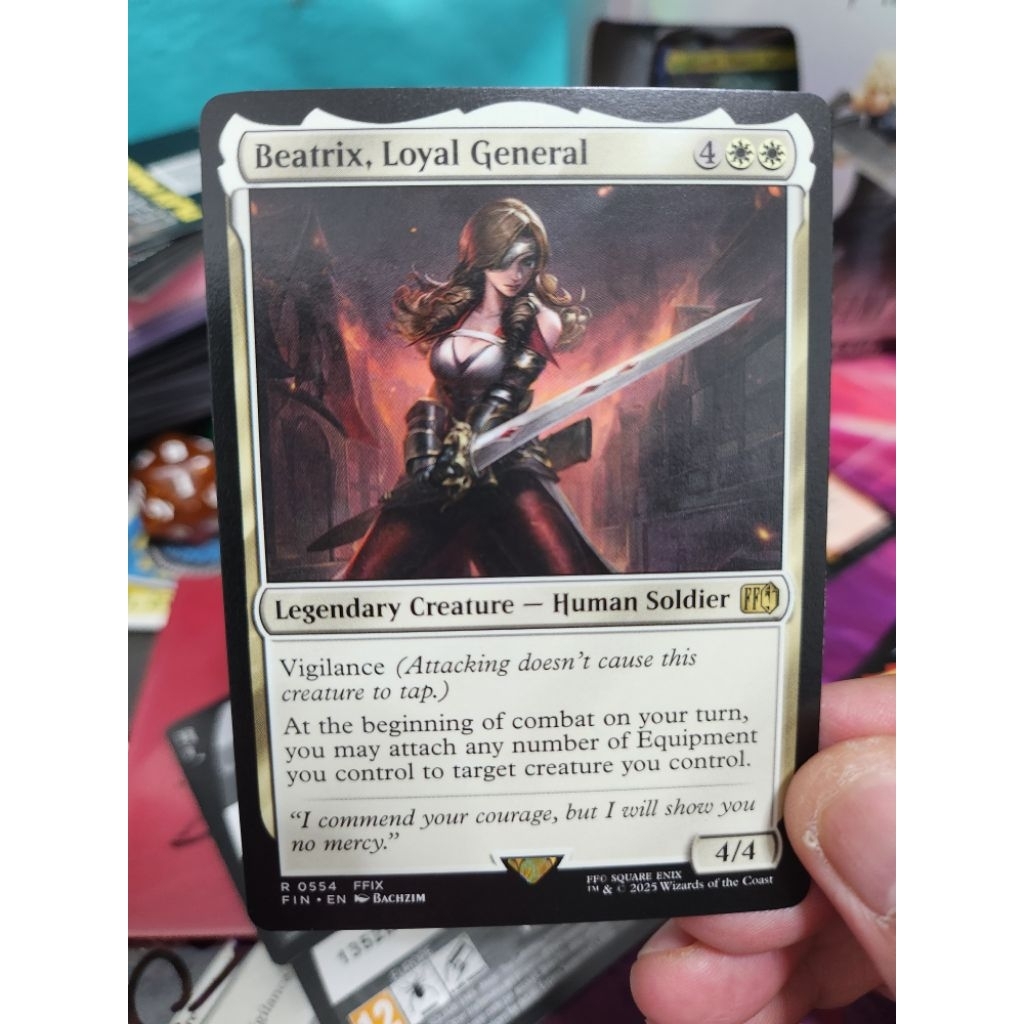 beatrix mtg card Beatrix, Loyal General [FINAL FANTASY]  Fusion Gaming All cards will be carefully packed for safe transit. Add These: 5 Cards for
