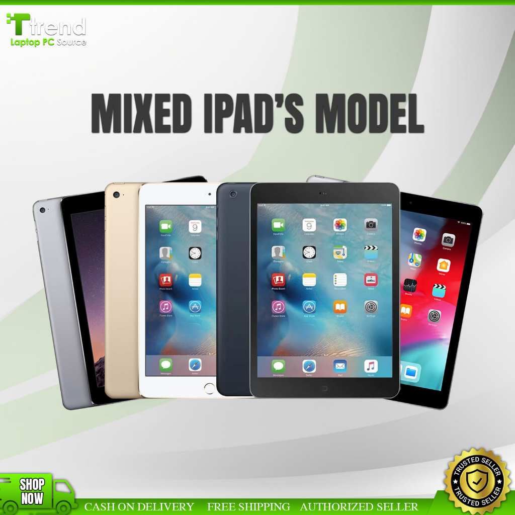 [PRE-OWNED] Mini Tablet 2/Mini4/Air2/ 6th Gen 16GB | 32GB | 64GB Wifi ...