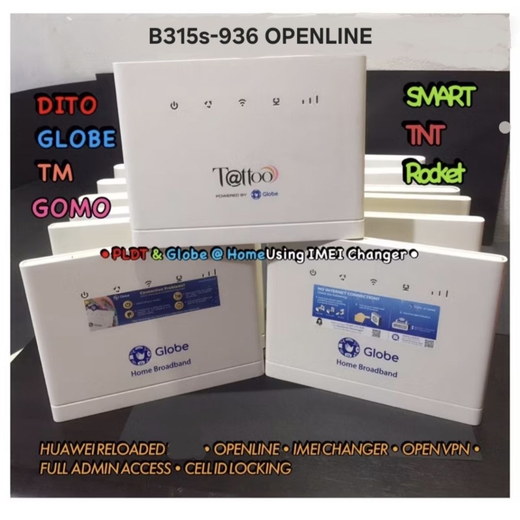 Huawei B315s-936 Modem | Openline | Latest Firmware | Full Admin Access ...
