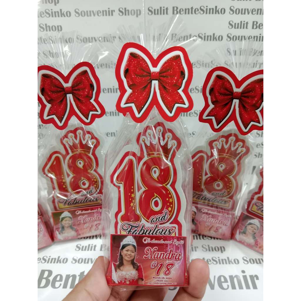 18th Birthday Souvenir / Debut Party Giveaway ( Single 27.00 - Frame 35 ...